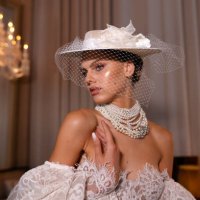 Model backstage during Bronx And Banco Bridal NYFW 