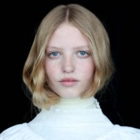 Model poses backstage ahead of the Rory William Docherty show during New Zealand Fashion Week 23: Kahuria at Viaduct Events Centre‎ on August 29,...