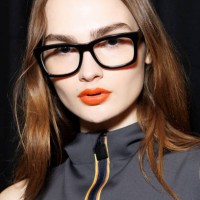 Model poses backstage at the K-Way fashion show during the Milan Fashion Week - Womenswear Fall/Winter 2025/2026 on February 25, 2025 in Milan, Italy.