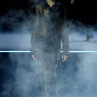 Model presents a creation by Dior for the Womenswear Ready-to-wear Fall-Winter 2025/2026 collection as part of the Paris Fashion Week, in Paris on...