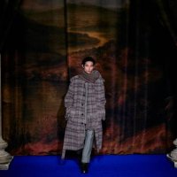 Model presents a creation from Burberry 's Womenswear Fall-Winter 2025-2026 fashion show collection, during London Fashion Week, in London, on...