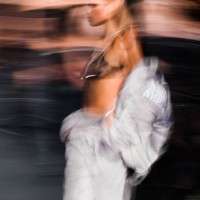 Model walks the runway at Another Place fashion show during Sao Paulo Fashion Week N54 SPFW Summer 2023 at Komplexo Tempo on November 17, 2022 in Sao...
