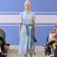 Model walks the runway at the Maryling fashion show during the Milan Fashion Week Womenswear Spring/Summer 2024 on September 20, 2023 in Milan, Italy.