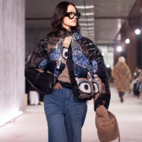 Model walks the runway at the Munthe fashion show during the Copenhagen Fashion Week Autumn/Winter 2025 on January 30, 2025 in Copenhagen, Denmark.