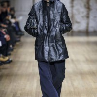 Model walks the runway during the Coach Ready to Wear Fall/Winter 2025-2026 fashion show as part of the New York Fashion Week on February 10, 2025 in...