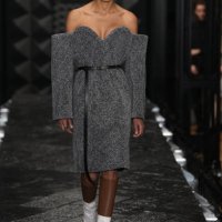 Model walks the runway during the Louis Vuitton Womenswear Fall Winter 2023-2024 show as part of Paris Fashion Week at Orsay Museum on March 06, 2023...