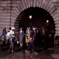 Model walks the runway during the Maison Margiela Haute Couture Spring/Summer 2024 show as part of Paris Fashion Week on January 25, 2024 in Paris,...