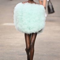 Model walks the runway during the Stella McCartney Paris Womenswear Spring-Summer 2025 show as part of Paris Fashion Week on September 30, 2024 in...