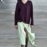 Model walks the runway during the Tibi Ready to Wear Spring/Summer 2025 fashion show as part of the New York Fashion Week on September 7, 2024 in NY.