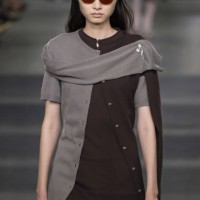 Model walks the runway during the Tory Burch Ready to Wear Fall/Winter 2025-2026 fashion show as part of the New York Fashion Week on February 10,...