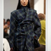 Model walks the runway during the Vautrait Womenswear Fall/Winter 2025-2026 show as part of Paris Fashion Week on March 10, 2025 in Paris, France.