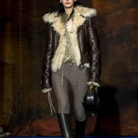 Models on the catwalk during the Burberry show at Tate Britain, London, during London Fashion Week. Picture date: Monday February 24, 2025.