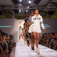 Models walk the runway at the Junk Food Vintage NFL Curated By Kristin Cavallari - STYLE360 Spring/Summer 2014 Collections at STYLE360 Fashion...