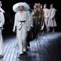 Models walk the runway during the Chanel Womenswear Fall/Winter 2024-2025 show as part of Paris Fashion Week on March 05, 2024 in Paris, France.