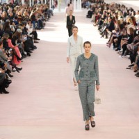 Models walk the runway during the Chanel Paris Womenswear Spring-Summer 2025 show as part of Paris Fashion Week on October 01, 2024 in Paris, France.