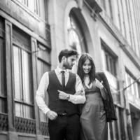 modern and beautiful couple - fashion stock pictures, royalty-free photos & images