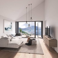 modern attic interior - home decoration stock pictures, royalty-free photos & images