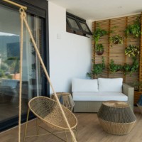 modern balcony - home decoration stock pictures, royalty-free photos & images