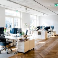 modern bright office space - home decoration stock pictures, royalty-free photos & images