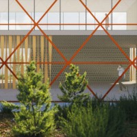 modern building detail - garden decoration stock pictures, royalty-free photos & images