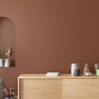 modern console with empty wall and accessories - home decoration stock pictures, royalty-free photos & images