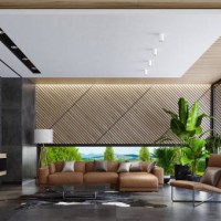 modern country style villa living room with eco fireplace - home decoration stock pictures, royalty-free photos & images
