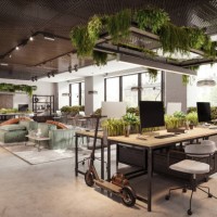 modern coworking office interior - home decoration stock pictures, royalty-free photos & images