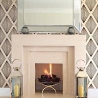 modern fireplace - home decoration stock pictures, royalty-free photos & images