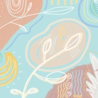 modern floral pattern - garden decoration stock illustrations