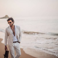 modern guy taking a walk on the beach - fashion stock pictures, royalty-free photos & images