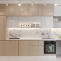 modern kitchen - home decoration stockfoto's en -beelden