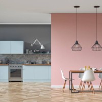 modern kitchen and dining room stock photo - home decoration stock pictures, royalty-free photos & images