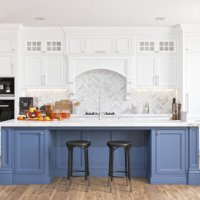 modern kitchen with smart speaker - home decoration stock pictures, royalty-free photos & images