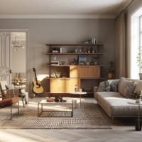 modern living room 3d rendering - home decoration stock pictures, royalty-free photos & images