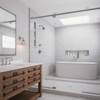 modern luxury bathroom interior - home decoration stock pictures, royalty-free photos & images