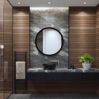 modern minimalist bathroom - home decoration stock pictures, royalty-free photos & images