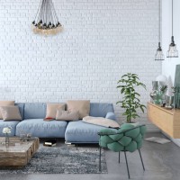 modern nordic living room interior with sofa and lots of details - home decoration stock pictures, royalty-free photos & images