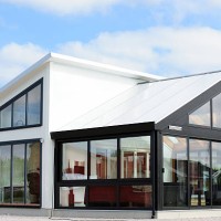 modern scandinavian style villa - fashion stock pictures, royalty-free photos & images