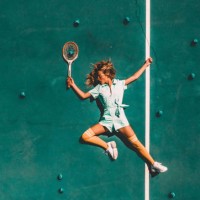 modern tennis girl - fashion stock pictures, royalty-free photos & images