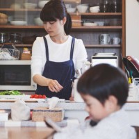 mother and son in the dining kitchen at home - food stock pictures, royalty-free photos & images