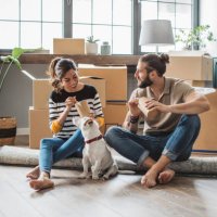 moving day - junk food stock pictures, royalty-free photos & images