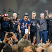 Multi-instrumentalist Josh Klinghoffer, bassist Jeff Ament, lead guitarist Mike McCready, singer, songwriter and guitarist Eddie Vedder, drummer Matt...