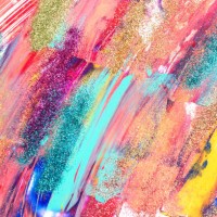 multicolored brushstrokes of paint - fashion stock pictures, royalty-free photos & images