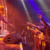music band on stage. - concert stock pictures, royalty-free photos & images