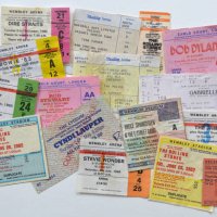 Music memorabilia - A selection of concert tickets for theatre, arena and stadium shows from the 1980s, 1990s and 2000s, photographed on 20th October...