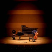 musicians bowing after the play at classical music concert - concert stock pictures, royalty-free photos & images