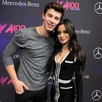 Musicians Shawn Mendes Camila Cabello of Fifth Harmony attend Z100's Jingle Ball 2015 at Madison Square Garden on December 11, 2015 in New York City.
