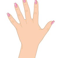 nail art - nails art stock illustrations