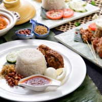 nasi lemak with chicken rendang - food stock pictures, royalty-free photos & images