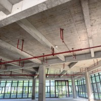 new building floor ceiling - home decoration stockfoto's en -beelden